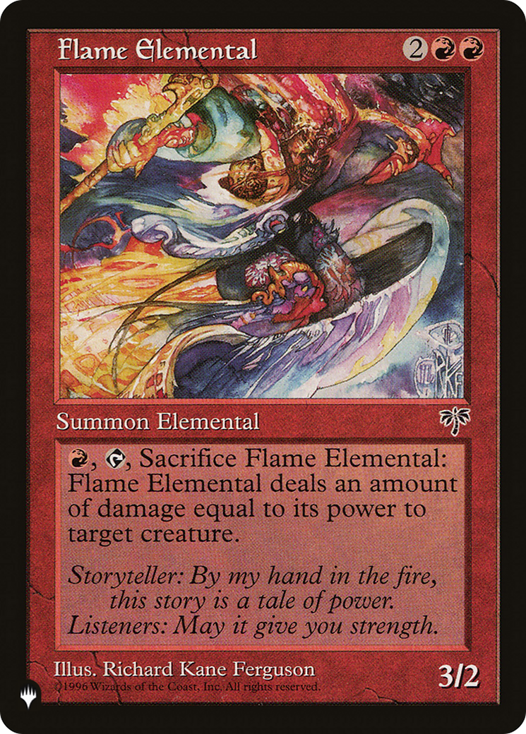 Flame Elemental [The List Reprints] | Card Citadel