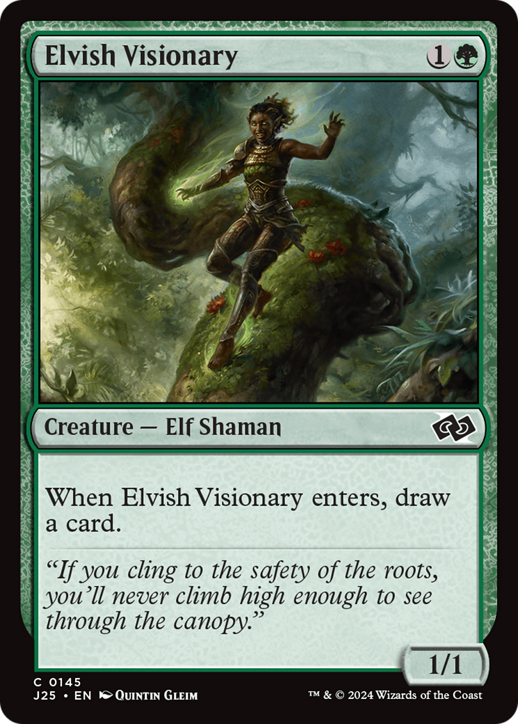 Elvish Visionary [Foundations Jumpstart] | Card Citadel