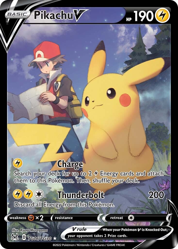 Pikachu V (TG16/TG30) [Sword & Shield: Lost Origin] | Card Citadel