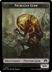 Phyrexian Germ // Emblem - Tamiyo, Seasoned Scholar Double-Sided Token [Modern Horizons 3 Tokens] | Card Citadel