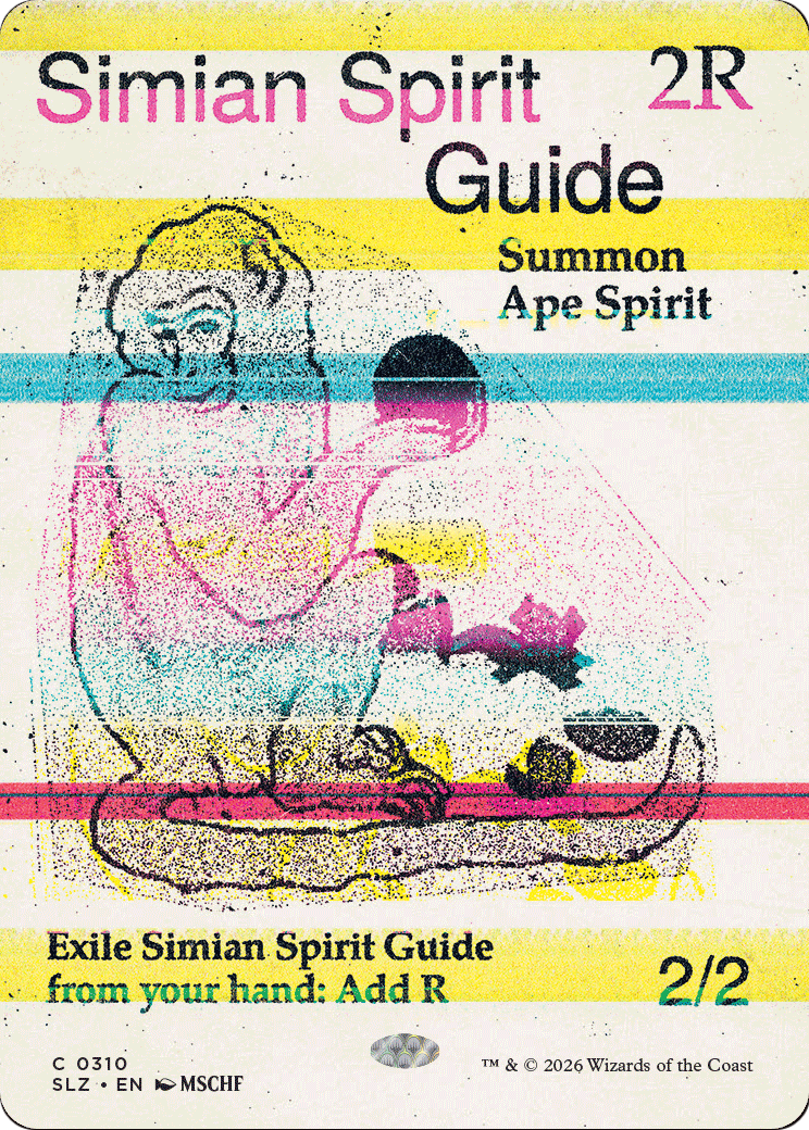 Simian Spirit Guide (0310) [Secret Lair x MSCHF: The Zeta Set] | Card Citadel