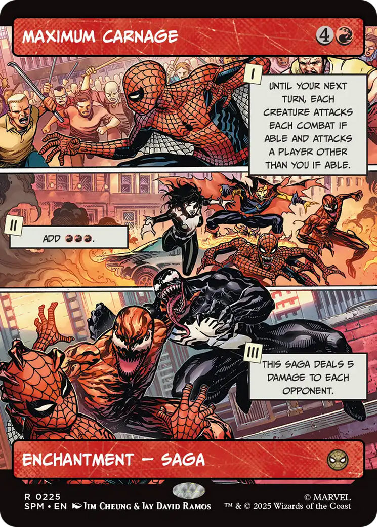 Maximum Carnage (Borderless) [Marvel's Spider-Man] | Card Citadel
