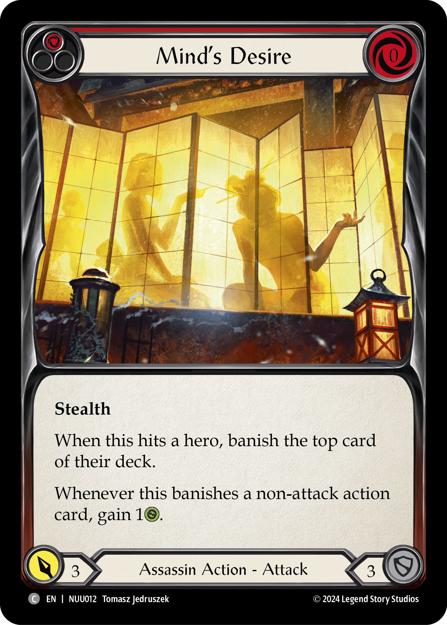 Mind's Desire (Red) [NUU012] (Part the Mistveil Nuu Blitz Deck) | Card Citadel