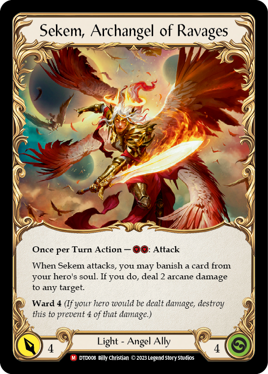 Figment of Ravages // Sekem, Archangel of Ravages [DTD008] (Dusk Till Dawn) | Card Citadel