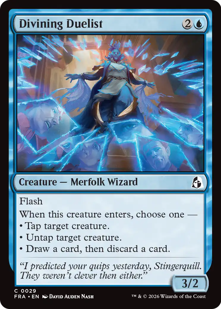 Divining Duelist [Reality Fracture] | Card Citadel