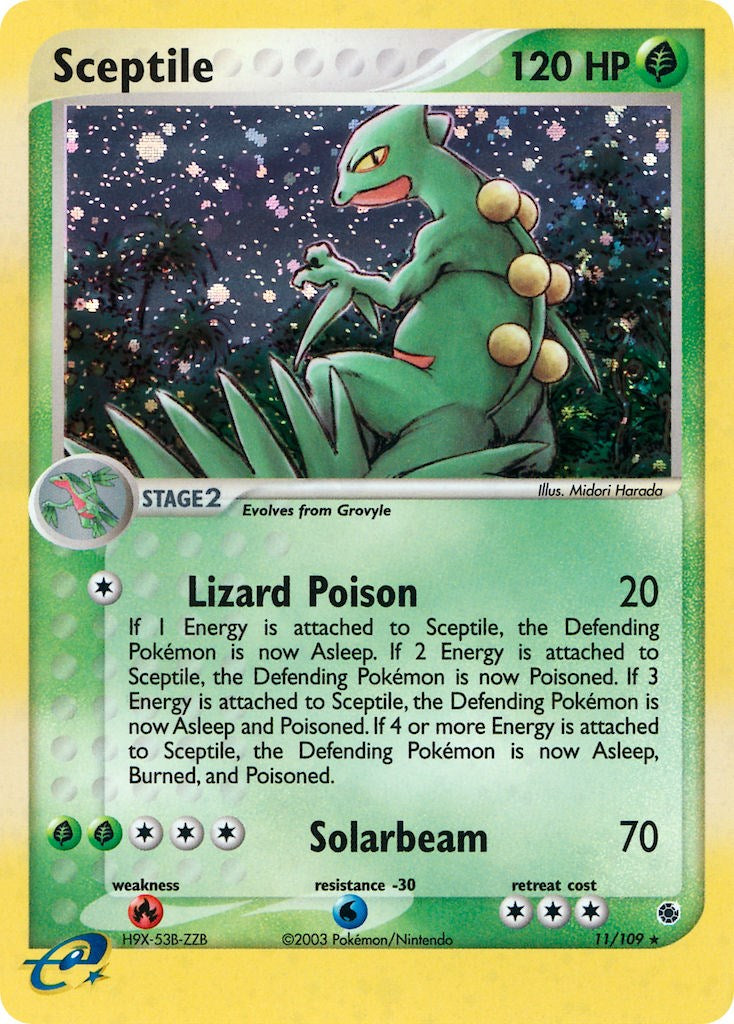Sceptile (11/109) [EX: Ruby & Sapphire] | Card Citadel
