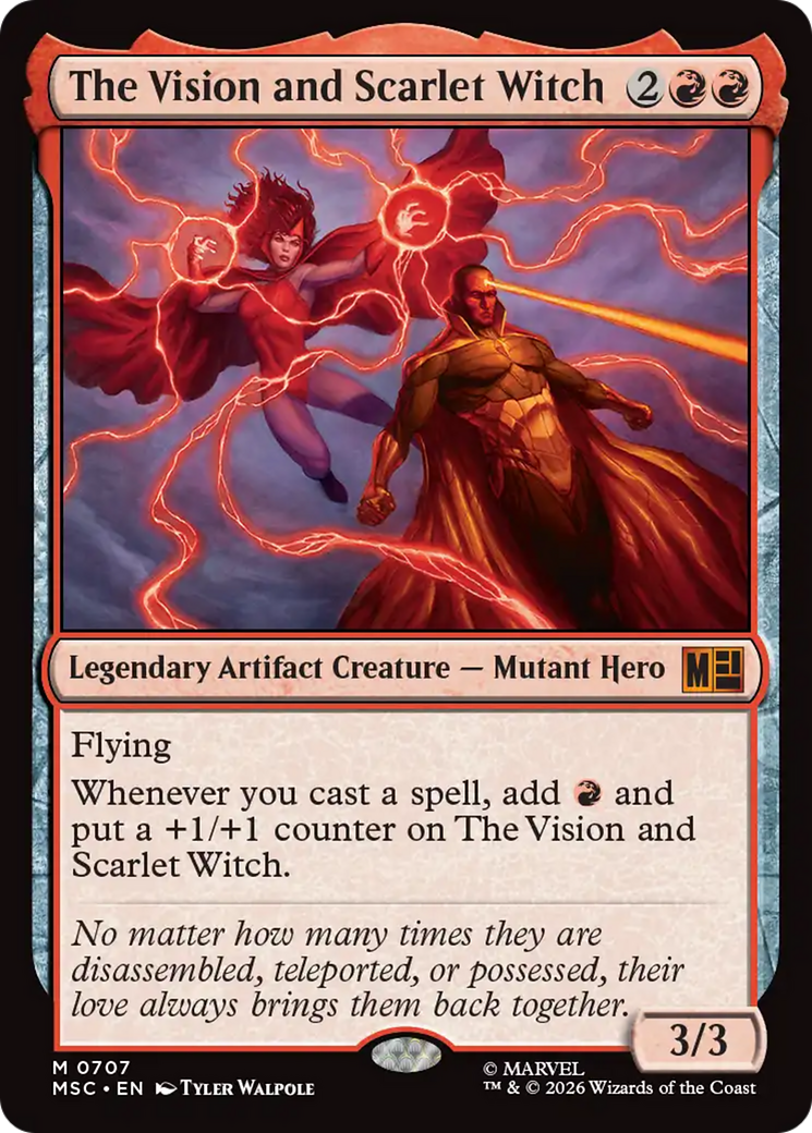 The Vision and Scarlet Witch [Marvel Super Heroes Commander] | Card Citadel