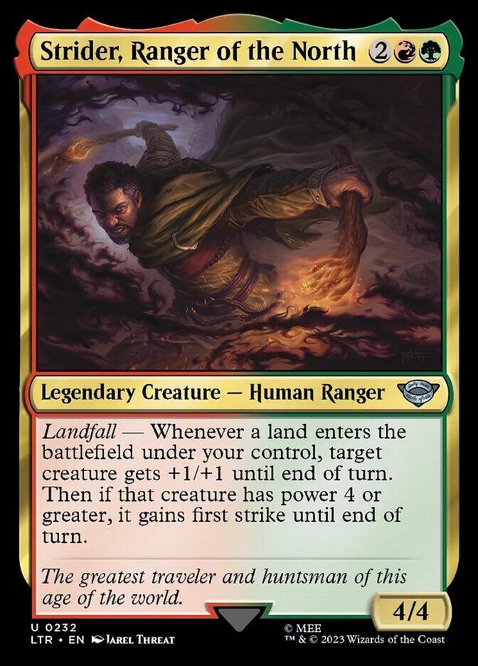 Strider, Ranger of the North [The Lord of the Rings: Tales of Middle-Earth] | Card Citadel