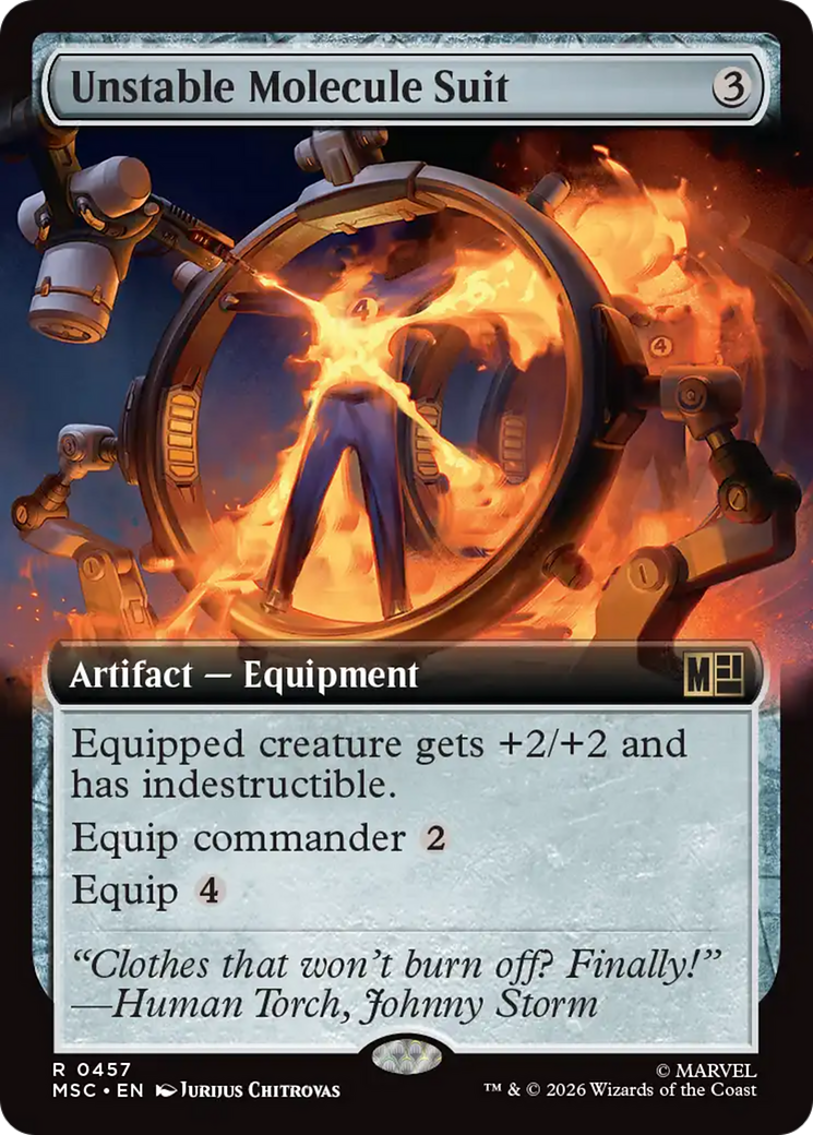 Unstable Molecule Suit (Extended Art) [Marvel Super Heroes Commander] | Card Citadel