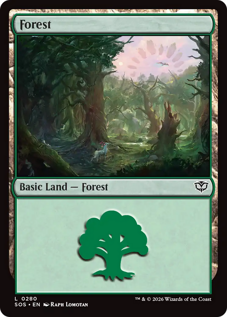 Forest (0280) [Secrets of Strixhaven] | Card Citadel