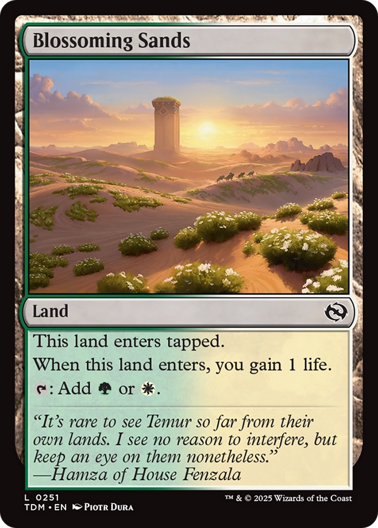 Blossoming Sands [Tarkir: Dragonstorm] | Card Citadel