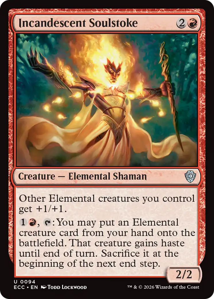 Incandescent Soulstoke [Lorwyn Eclipsed Commander] | Card Citadel