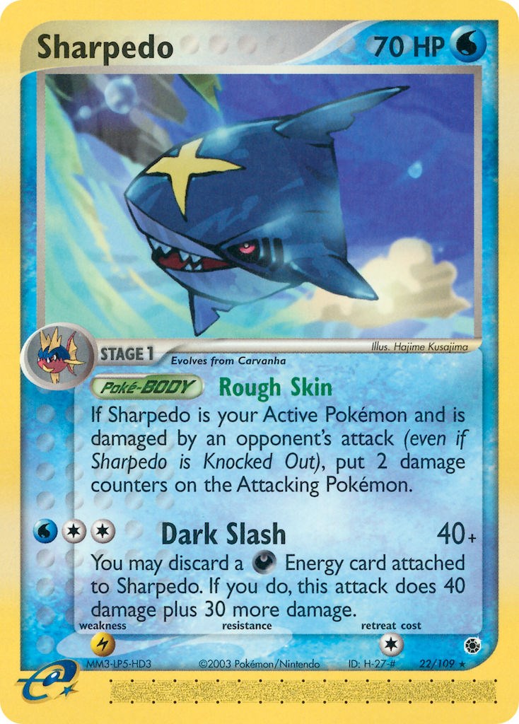 Sharpedo (22/109) [EX: Ruby & Sapphire] | Card Citadel