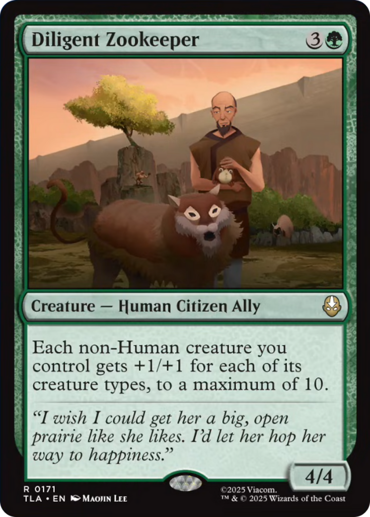 Diligent Zookeeper [Avatar: The Last Airbender] | Card Citadel