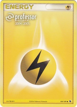 Lightning Energy (109/109) (2004 2005) [Professor Program Promos] | Card Citadel