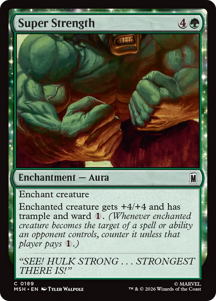 Super Strength [Marvel Super Heroes] | Card Citadel