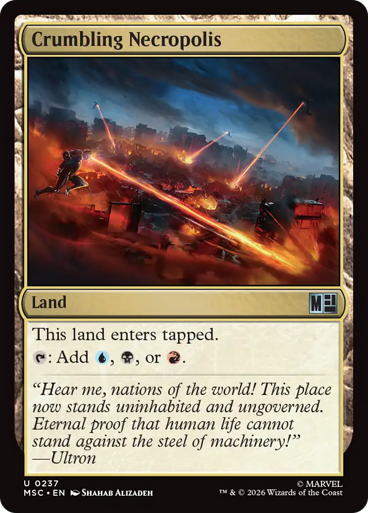 Crumbling Necropolis [Marvel Super Heroes Commander] | Card Citadel