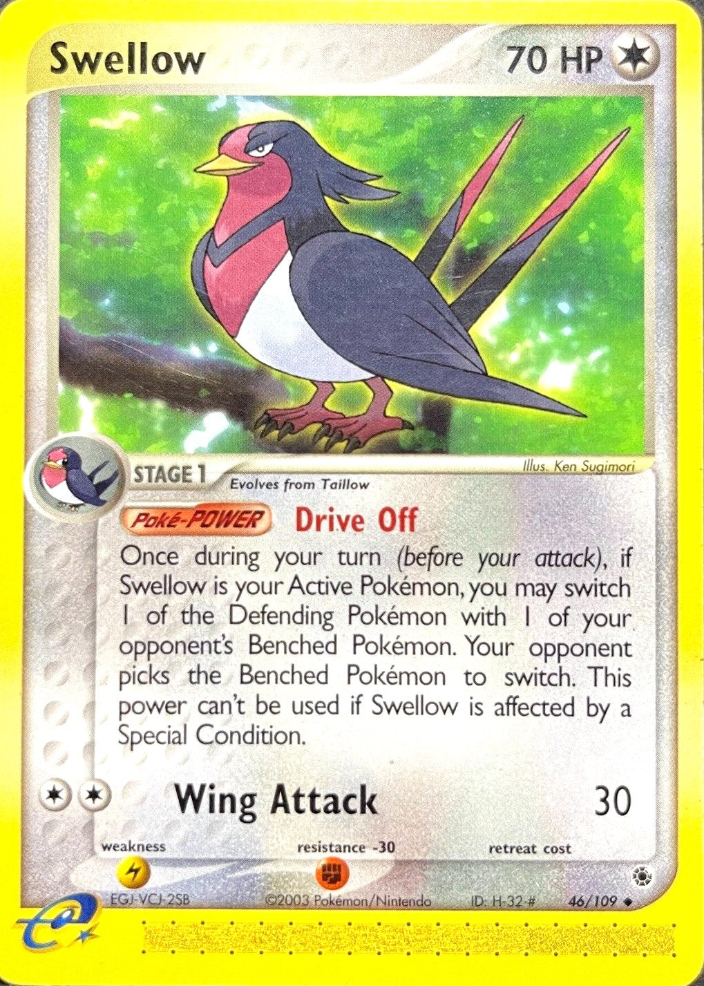 Swellow (46/109) [EX: Ruby & Sapphire] | Card Citadel