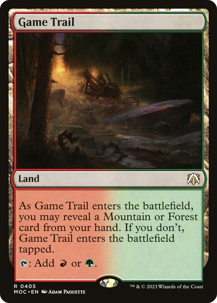 Game Trail [March of the Machine Commander] | Card Citadel