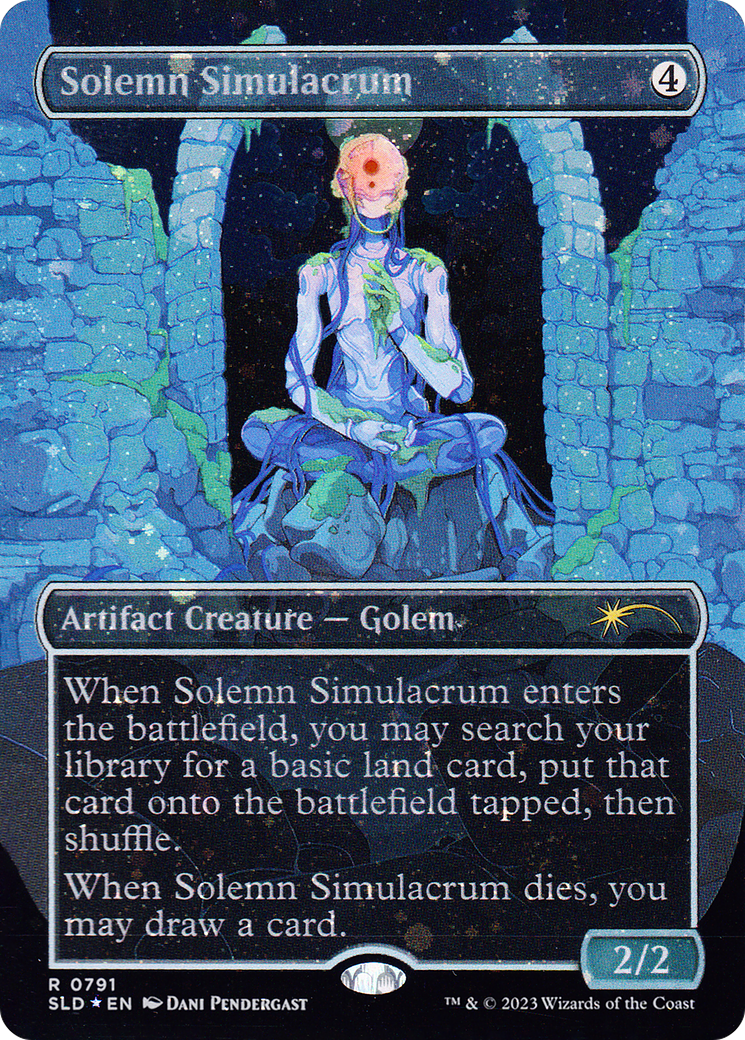 Solemn Simulacrum (1725) (Rainbow Foil) [Secret Lair Drop Series] | Card Citadel