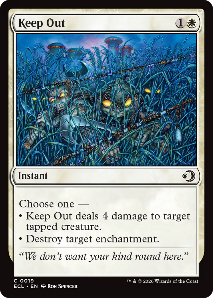 Keep Out [Lorwyn Eclipsed] | Card Citadel