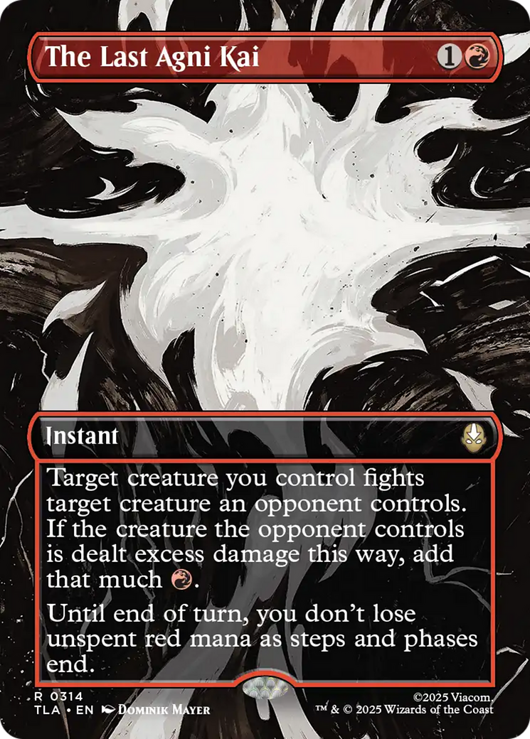 The Last Agni Kai (Borderless) [Avatar: The Last Airbender] | Card Citadel