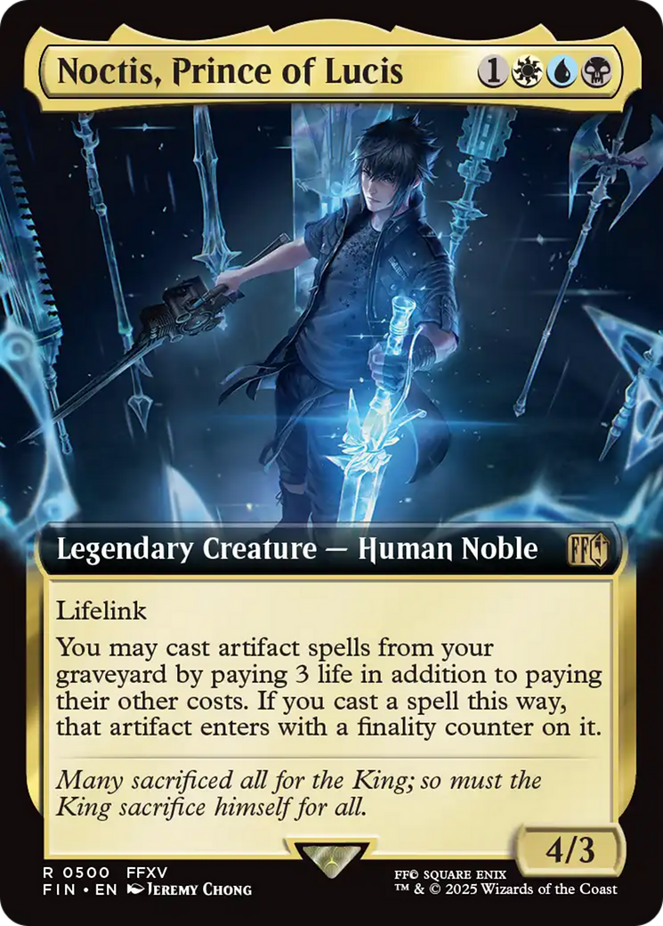 Noctis, Prince of Lucis (Extended Art) [FINAL FANTASY] | Card Citadel