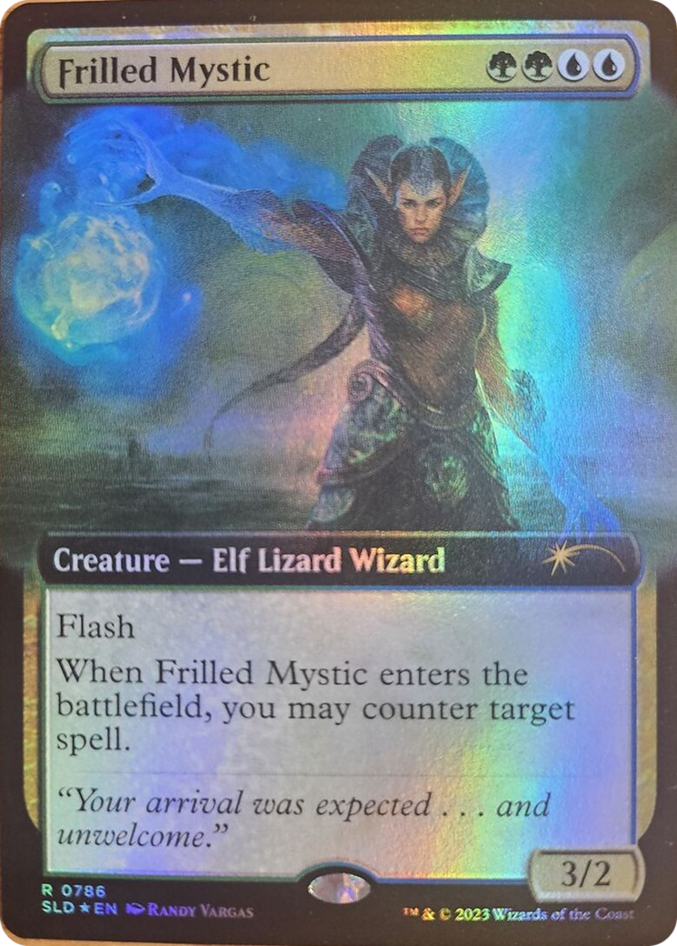 Frilled Mystic (Extended Art) [Secret Lair Drop Series] | Card Citadel