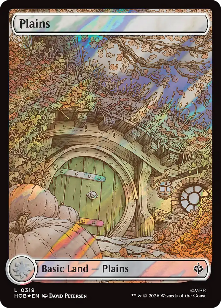 Plains (0319) (Surge Foil) [The Hobbit] | Card Citadel