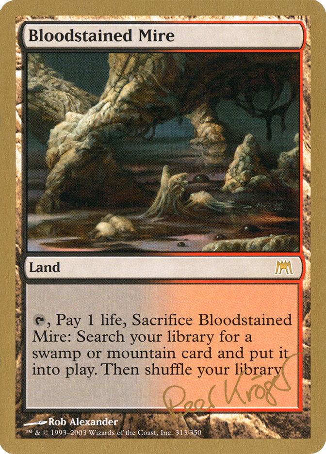 Bloodstained Mire (Peer Kroger) [World Championship Decks 2003] | Card Citadel