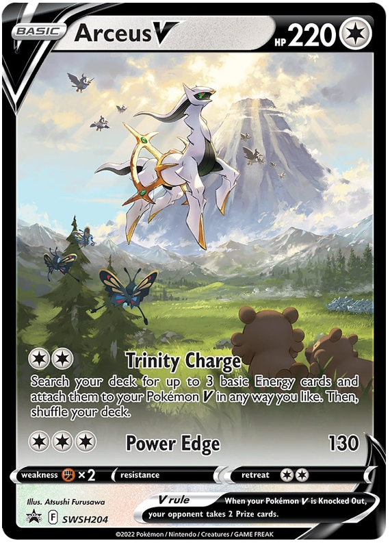 Arceus V (SWSH204) [Sword & Shield: Black Star Promos] | Card Citadel