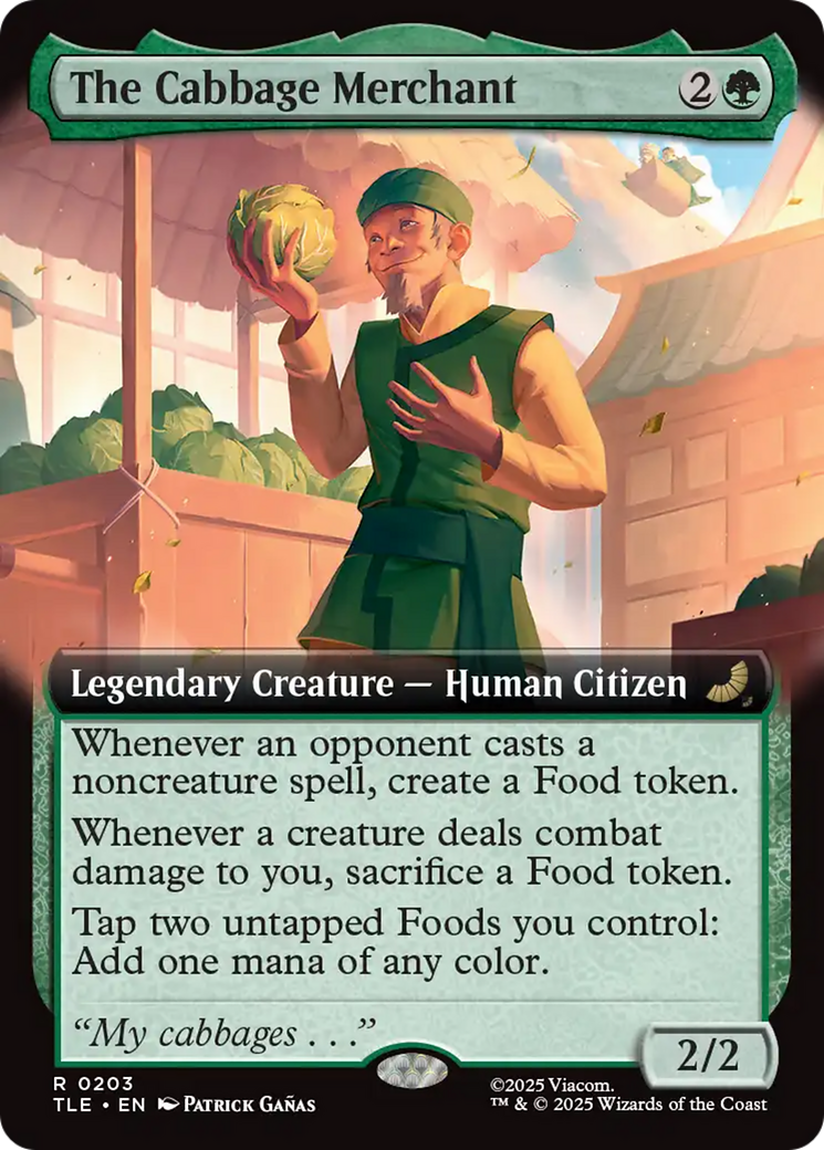 The Cabbage Merchant (Extended Art) [Avatar: The Last Airbender: Eternal-Legal] | Card Citadel