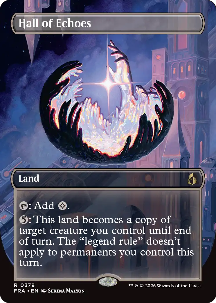 Hall of Echoes (Borderless) [Reality Fracture] | Card Citadel