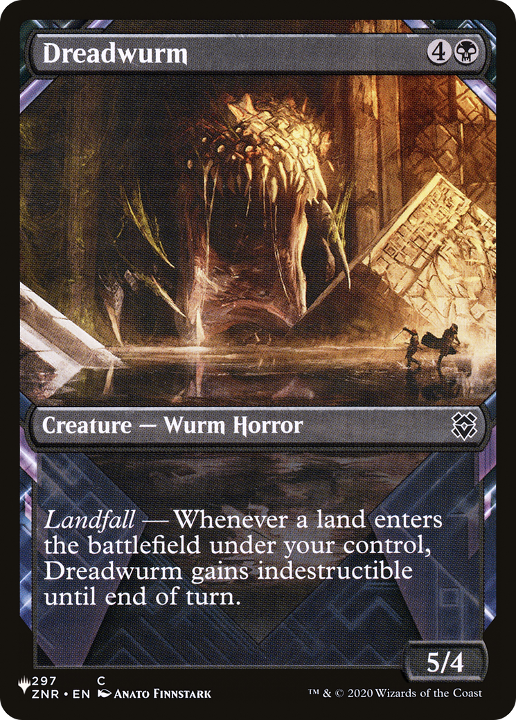 Dreadwurm (Showcase) [The List] | Card Citadel