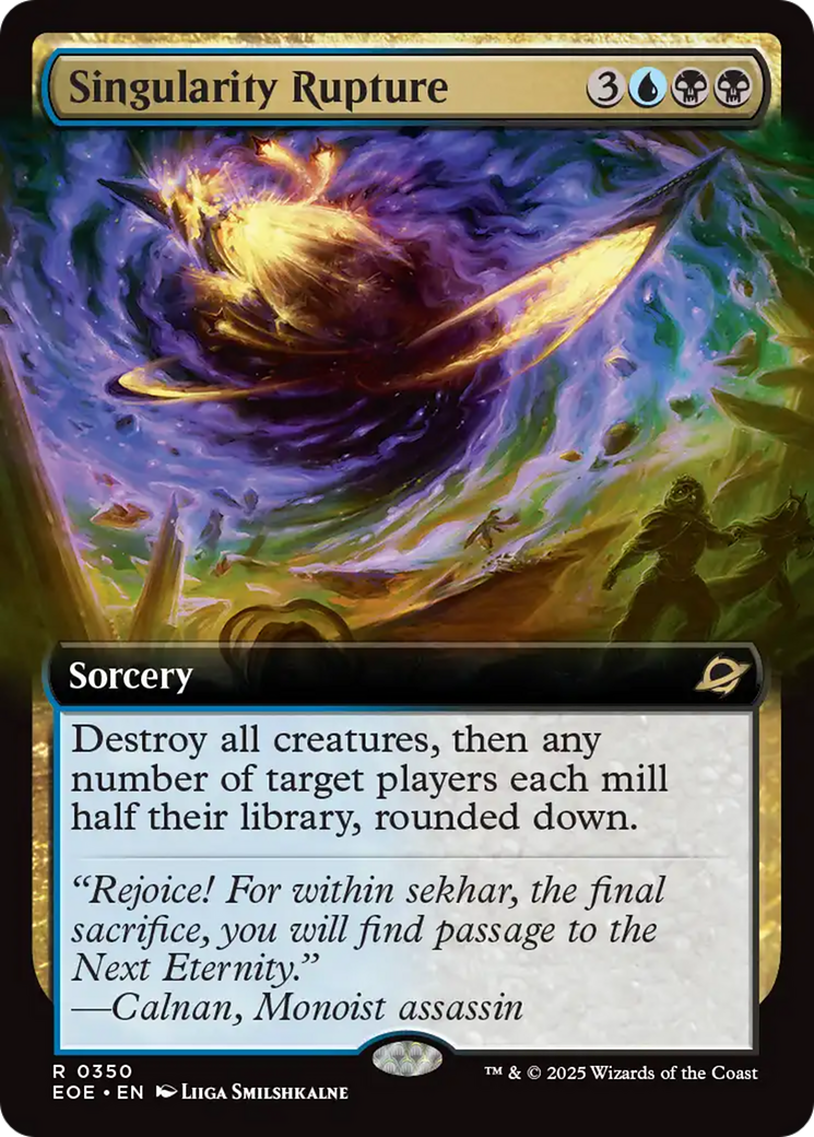 Singularity Rupture (Extended Art) [Edge of Eternities] | Card Citadel