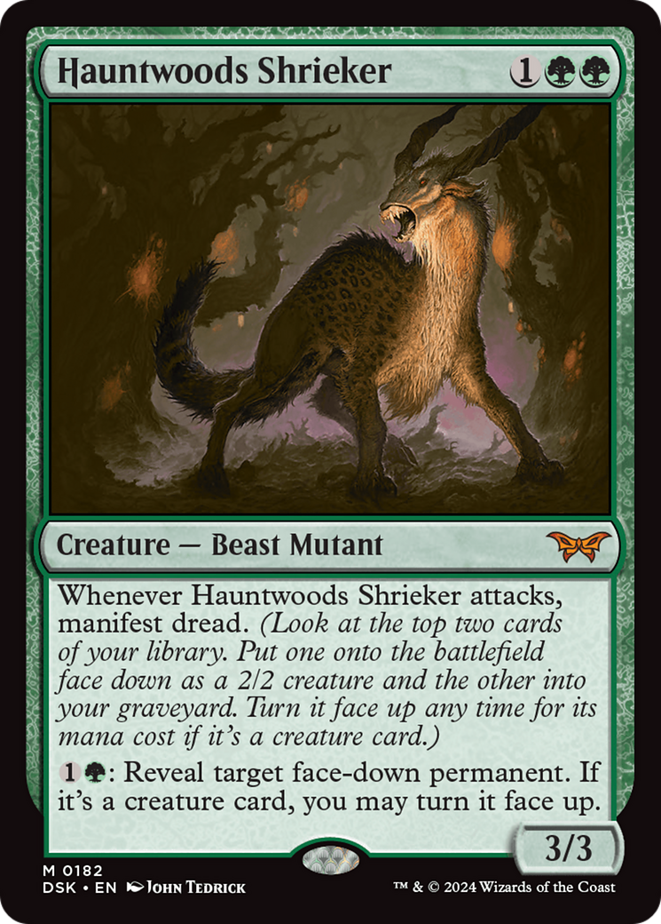 Hauntwoods Shrieker [Duskmourn: House of Horror] | Card Citadel