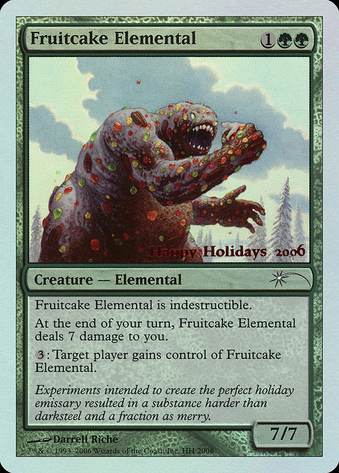 Fruitcake Elemental [Happy Holidays] | Card Citadel