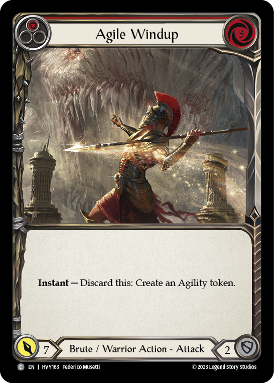 Agile Windup (Red) [HVY163] (Heavy Hitters) | Card Citadel