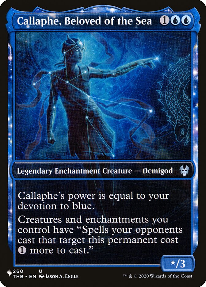 Callaphe, Beloved of the Sea (Showcase) [The List] | Card Citadel