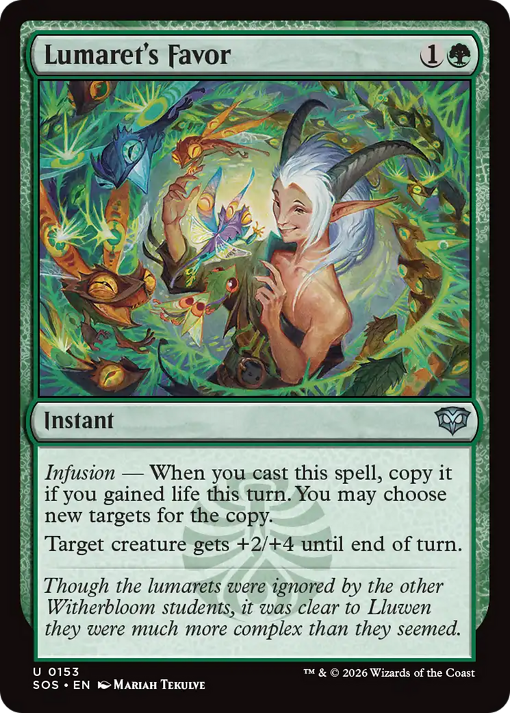 Lumaret's Favor [Secrets of Strixhaven] | Card Citadel
