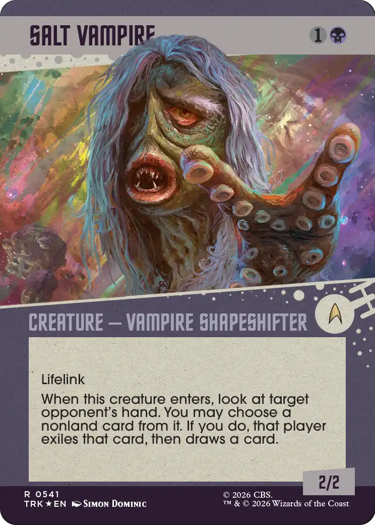Salt Vampire (Showcase) (Surge Foil) [Star Trek] | Card Citadel