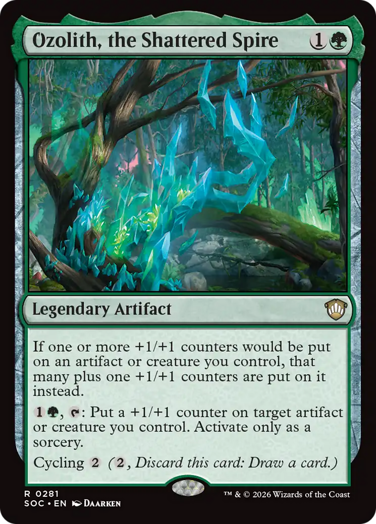 Ozolith, the Shattered Spire [Secrets of Strixhaven Commander] | Card Citadel