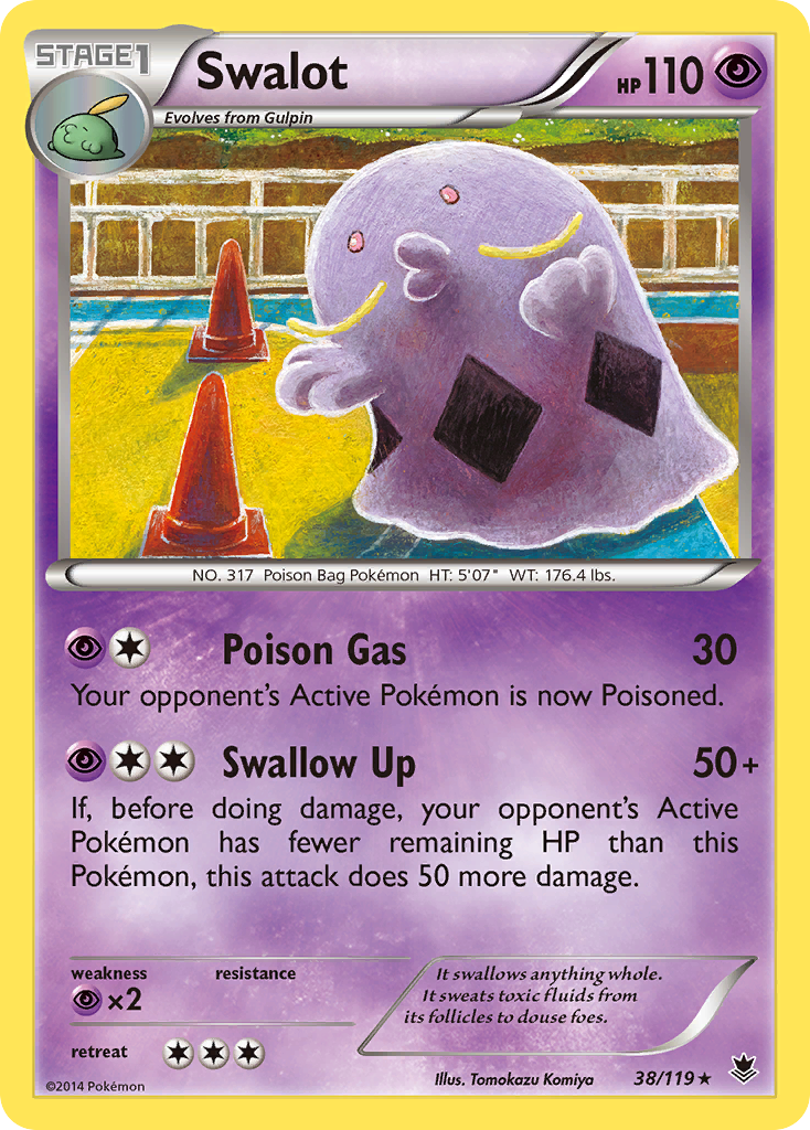 Swalot (38/119) [XY: Phantom Forces] | Card Citadel