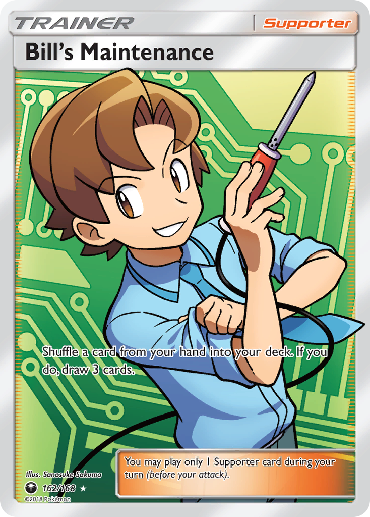 Bill's Maintenance (162/168) [Sun & Moon: Celestial Storm] | Card Citadel