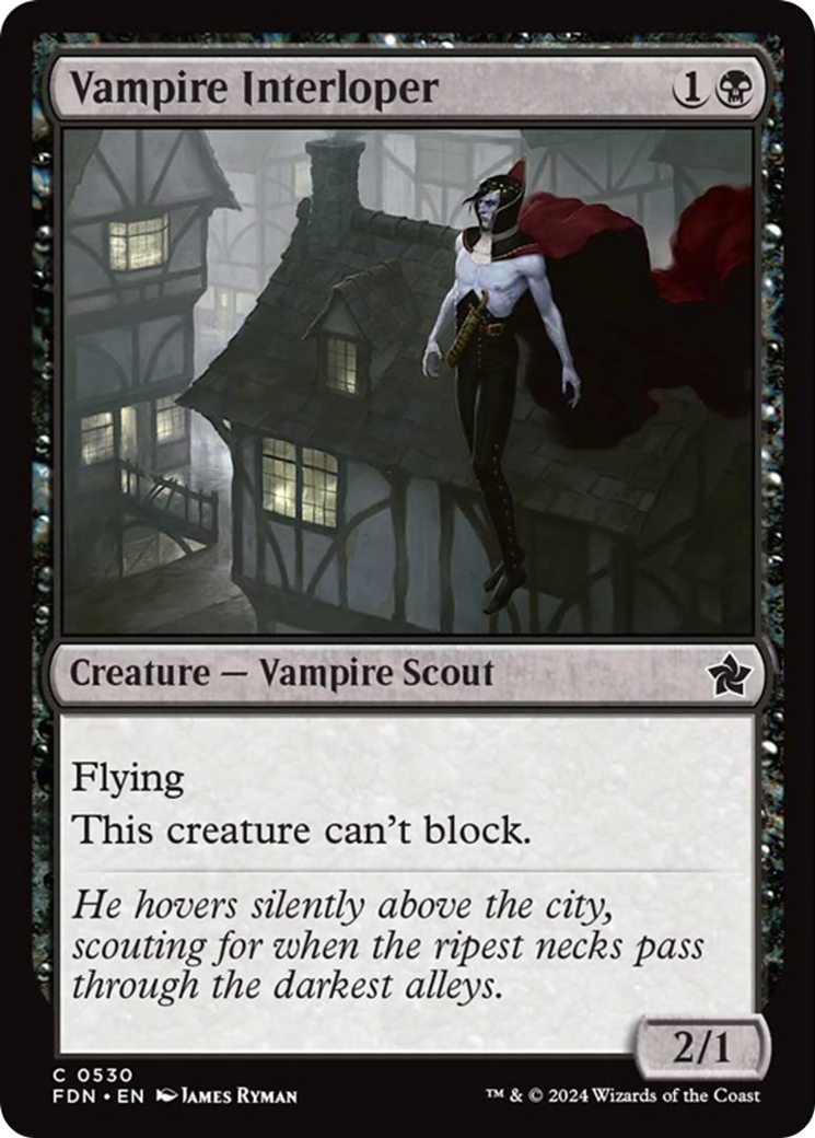 Vampire Interloper [Foundations] | Card Citadel