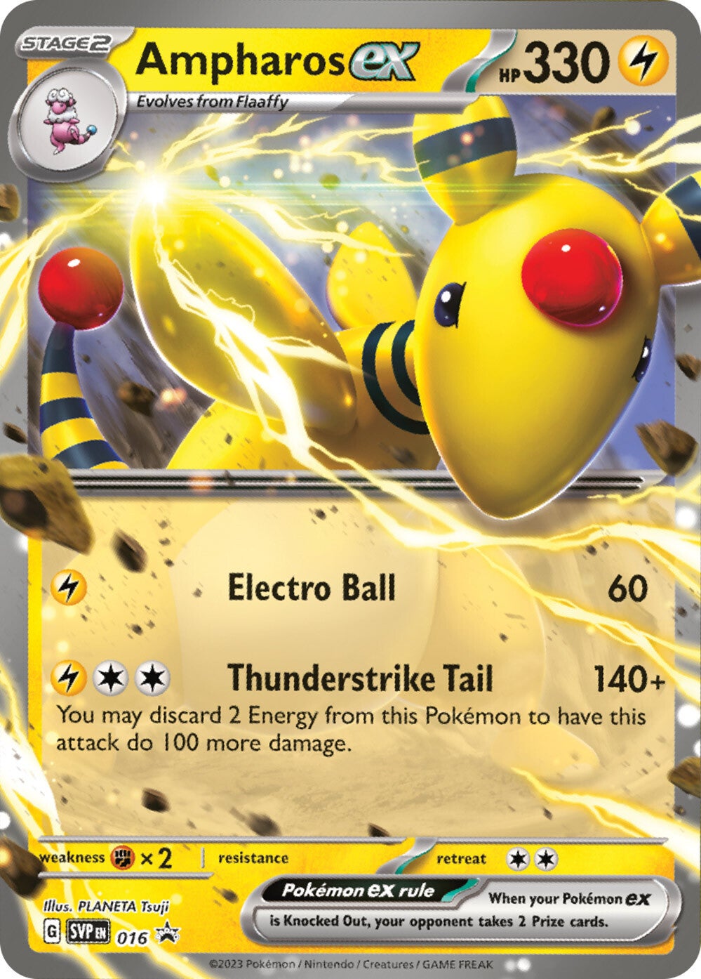 Ampharos ex (016) [Scarlet & Violet: Black Star Promos] | Card Citadel