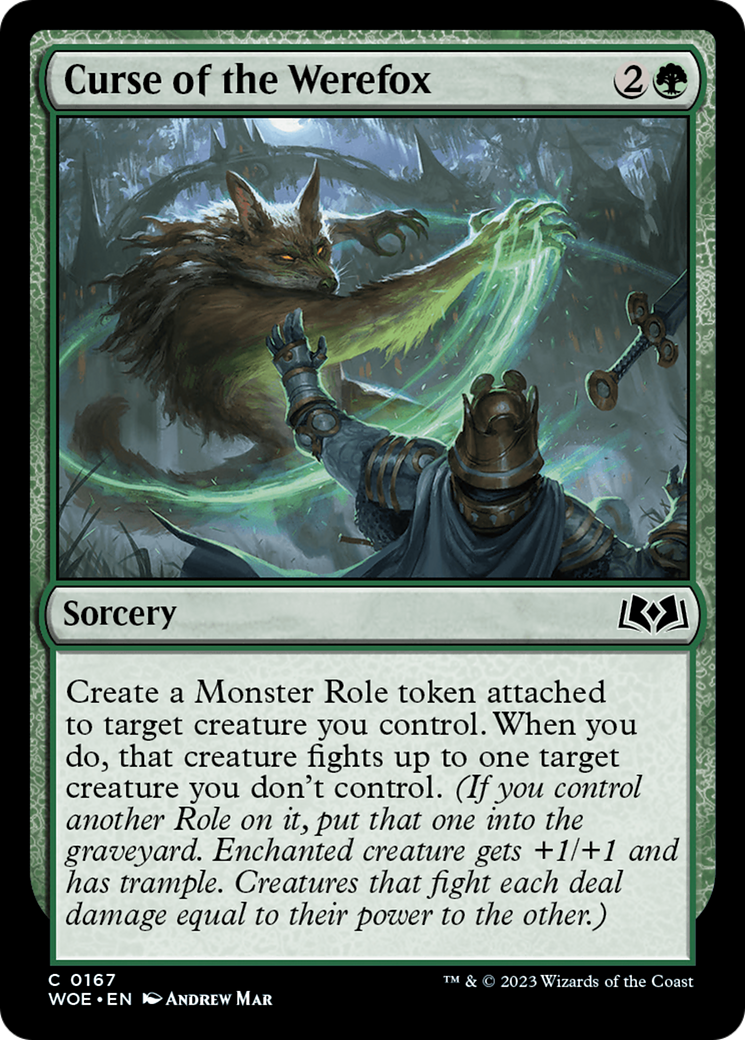 Curse of the Werefox [Wilds of Eldraine] | Card Citadel