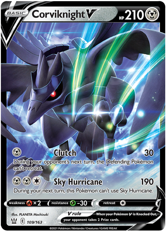 Corviknight V (109/163) [Sword & Shield: Battle Styles] | Card Citadel