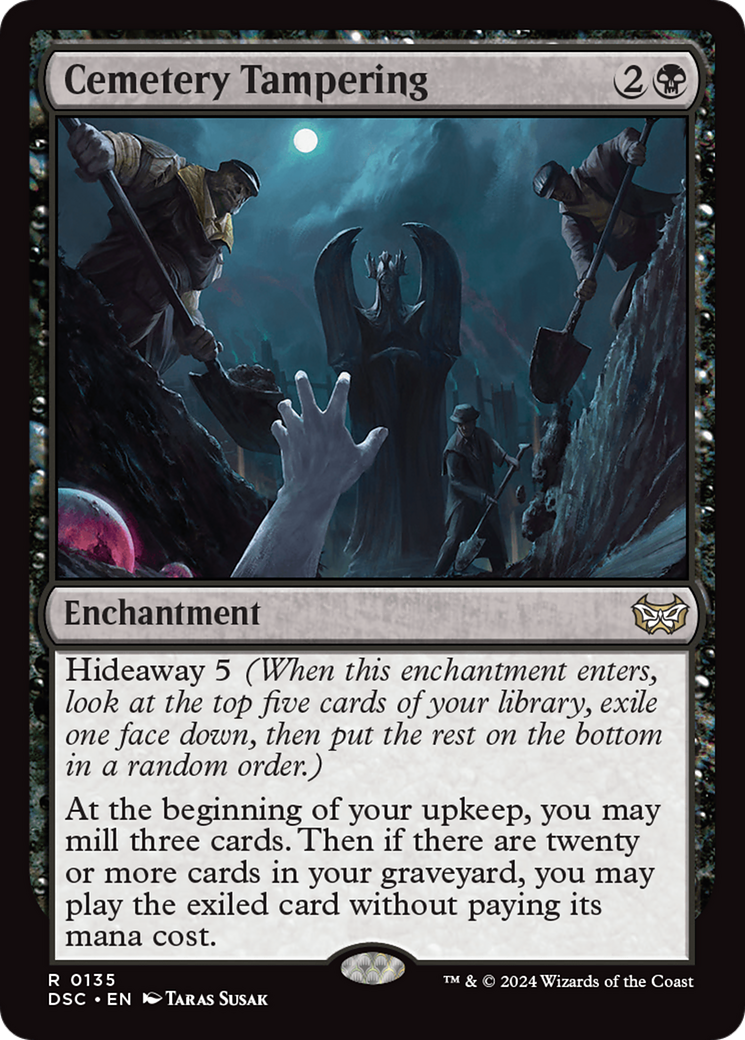 Cemetery Tampering [Duskmourn: House of Horror Commander] | Card Citadel