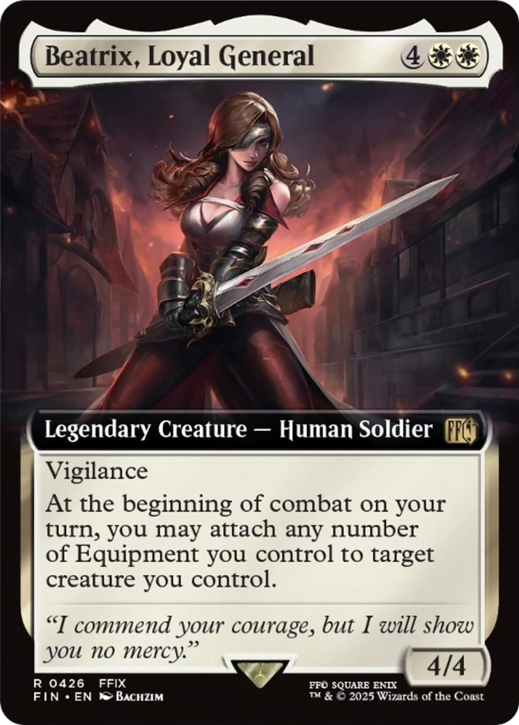 Beatrix, Loyal General (Extended Art) [FINAL FANTASY] | Card Citadel